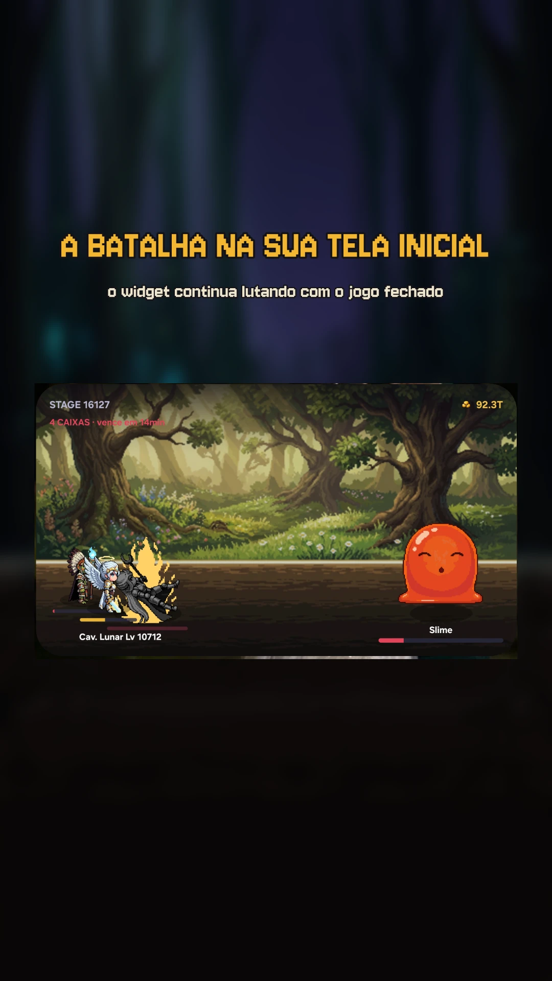 Tela do Widget Hero 1